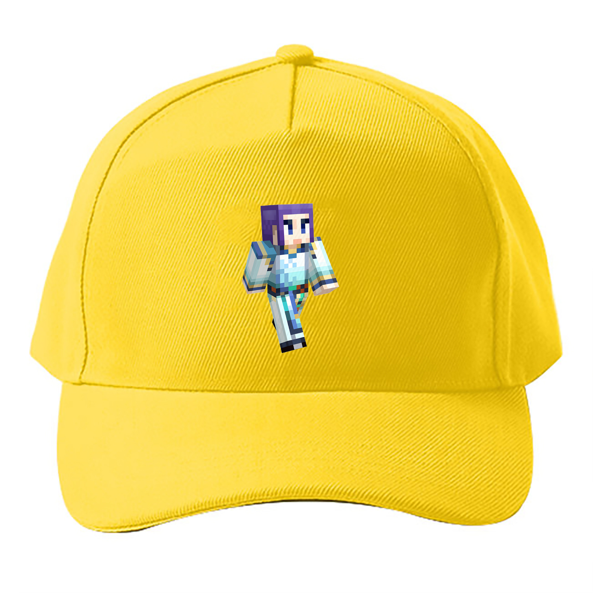 （画像用） マインクラフト ブロックの世界 Minecraft MC Block world ベースボールキャップ 綿100％ 男女兼用 帽子 スポーツ